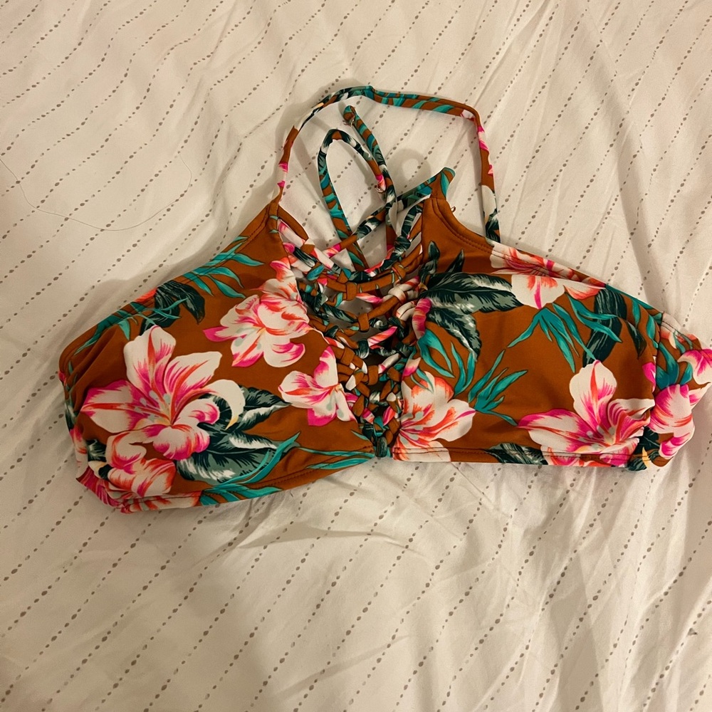 Floral Bathing Suit Top